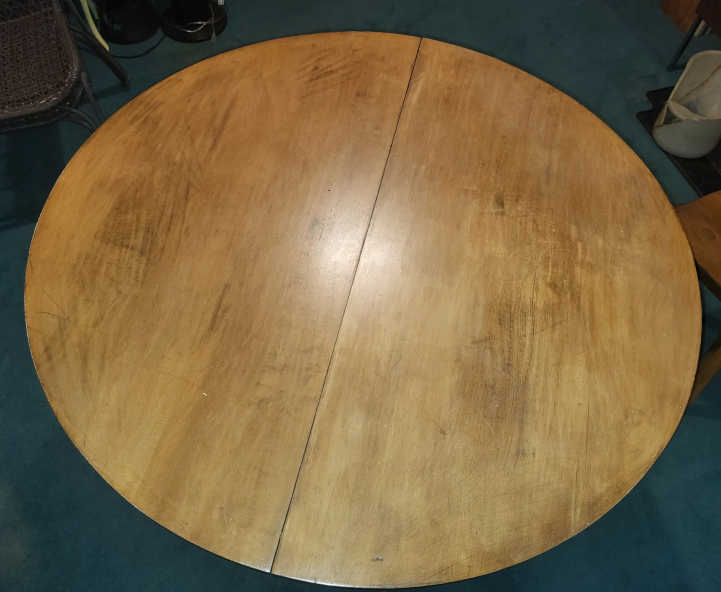 Antique mid century modern Round Dining Table - photo 4