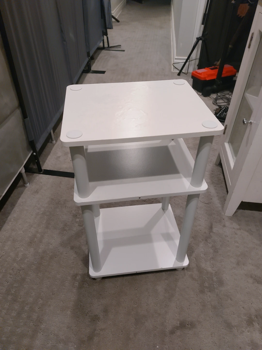 White 3-Tier Small Shelf Stand - photo 2