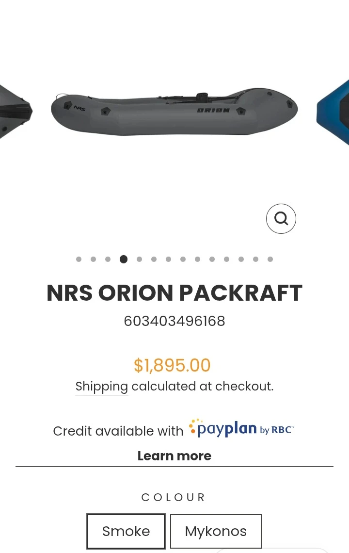 NRS Orion Expedition Packraft - photo 4