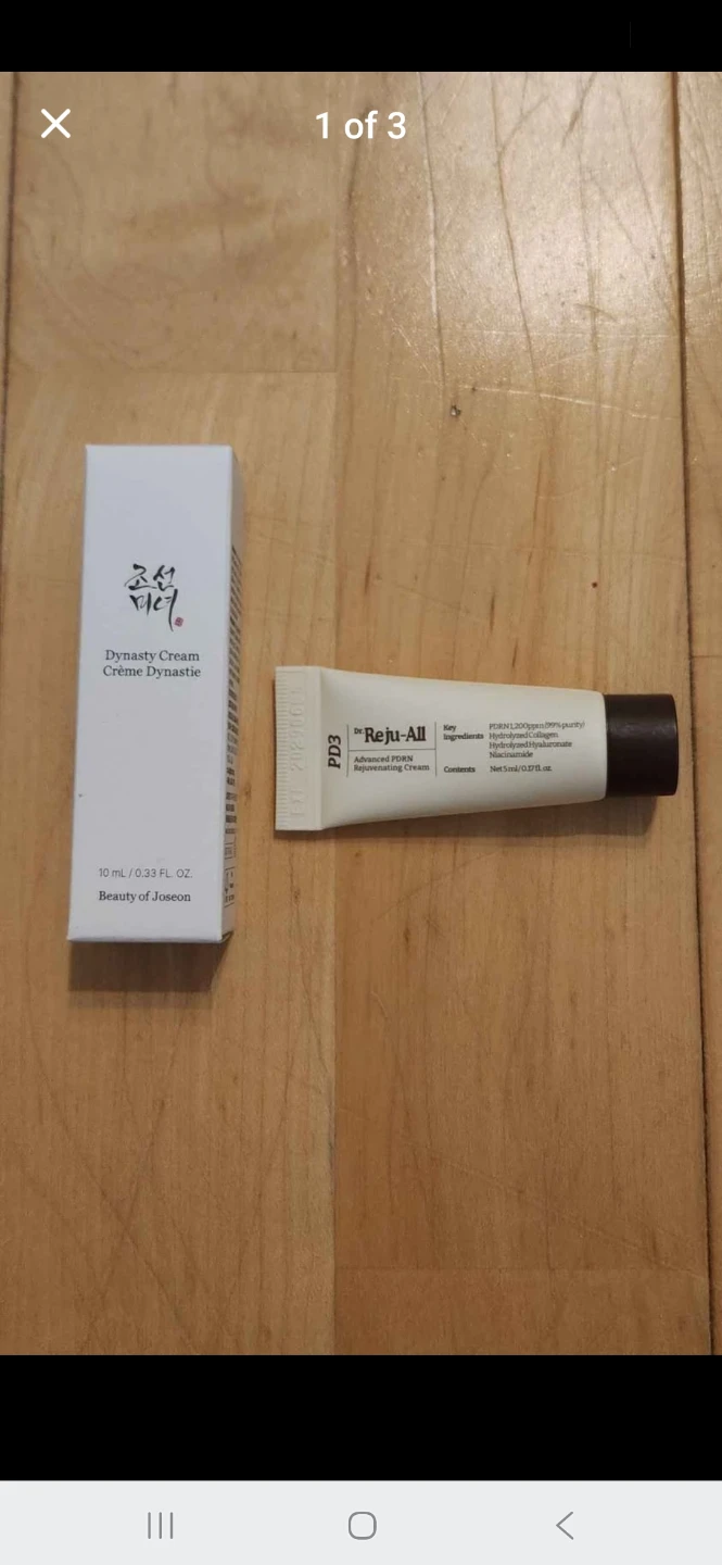 Beauty of Joseon Dynasty, Reju PDRN Rejuvenating Cream Samples