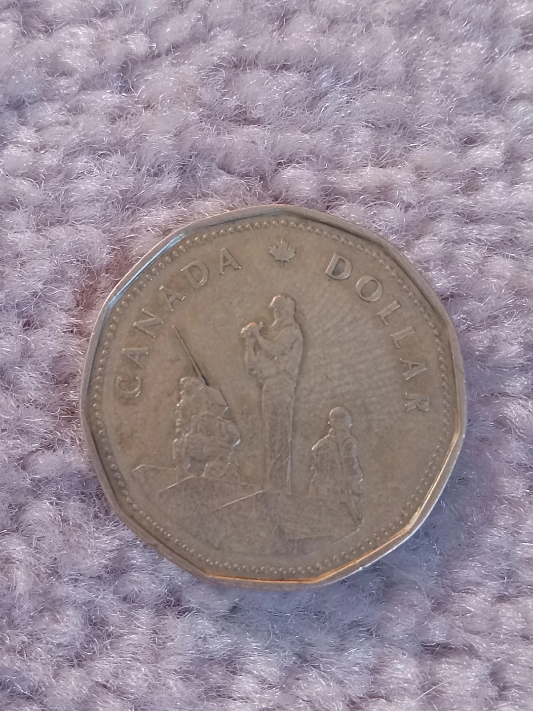 2015 Canadian Remembrance Day Dollar Coin