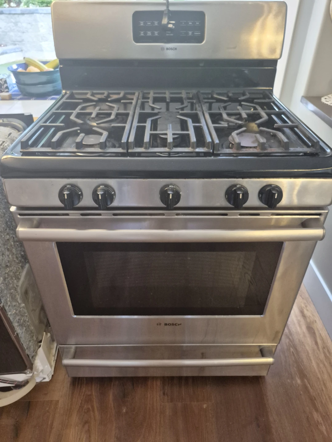 Bosch Stainless Steel Gas Range - photo 2