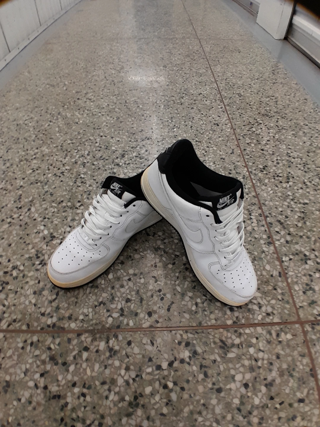 Nike Air Force 1 Low White Sneakers Men's Size 10 - photo 3