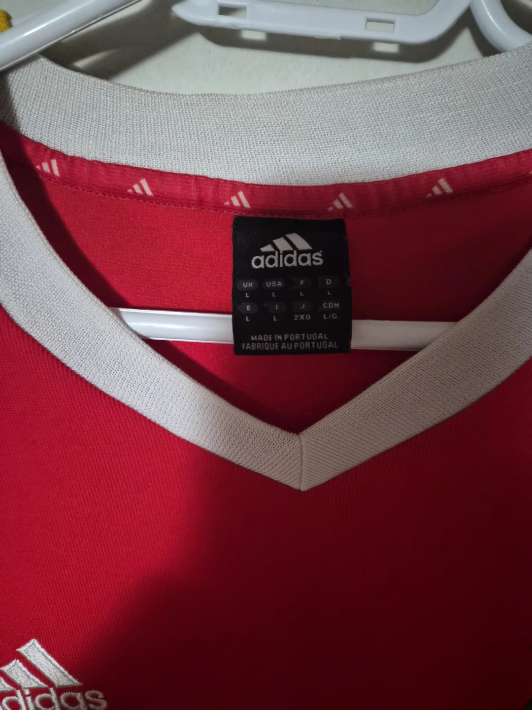 Vintage SL Benfica adidas Portugal soccerJersey - photo 3