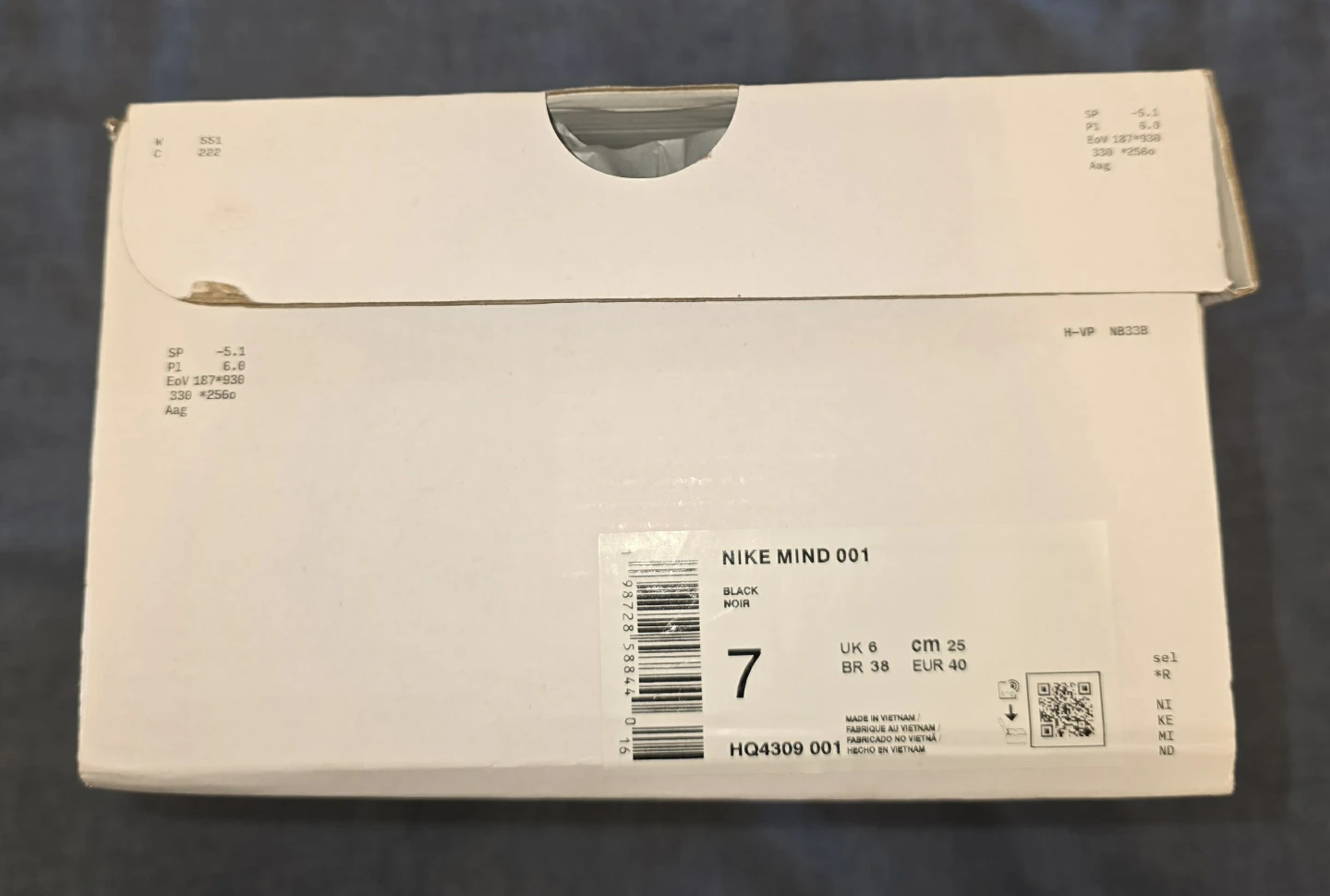 Nike Mind 001 Black/Chrome Slides - Size 7 - photo 3