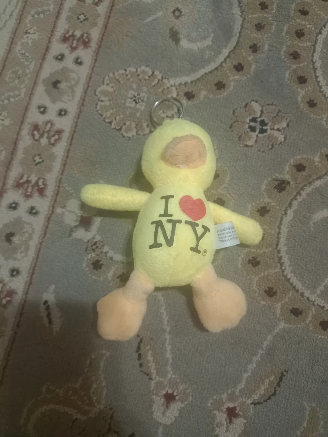I Love NY Duck Plush Keychain🏈