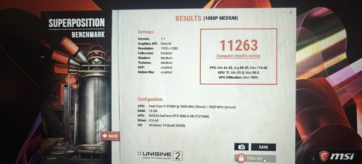 MSI Thin Gaming Laptop i7-9750H RTX 2060 - photo 5