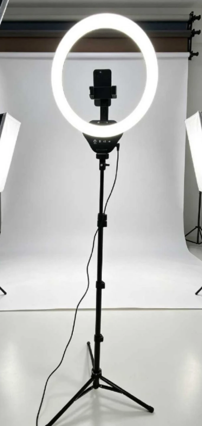 COMBO 12-inch Ring Light  microphone for iPhone/iPad/Andro - photo 3