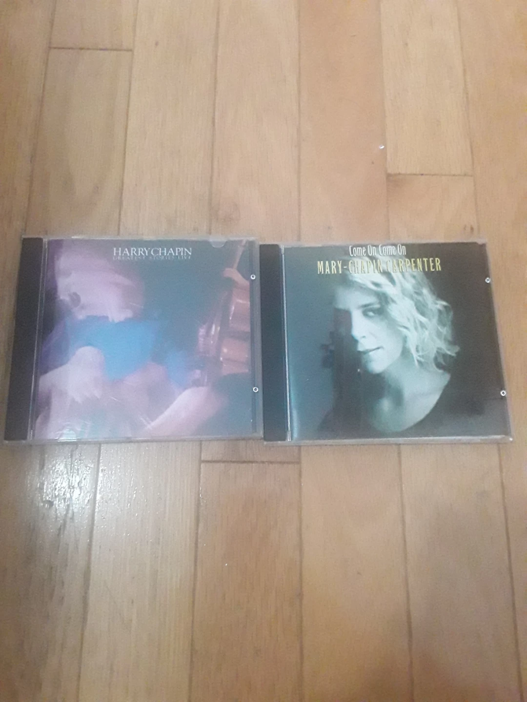 Two Music CDs: Harry Chapin and Mary Chapin Carpenter