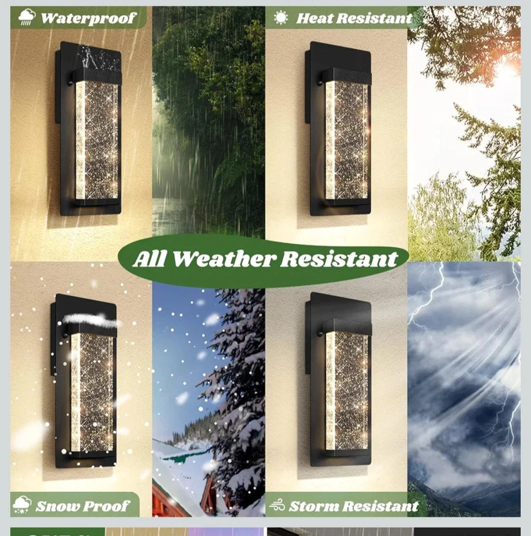 Modern LED Outdoor Wall Light - 11 inch - photo 2