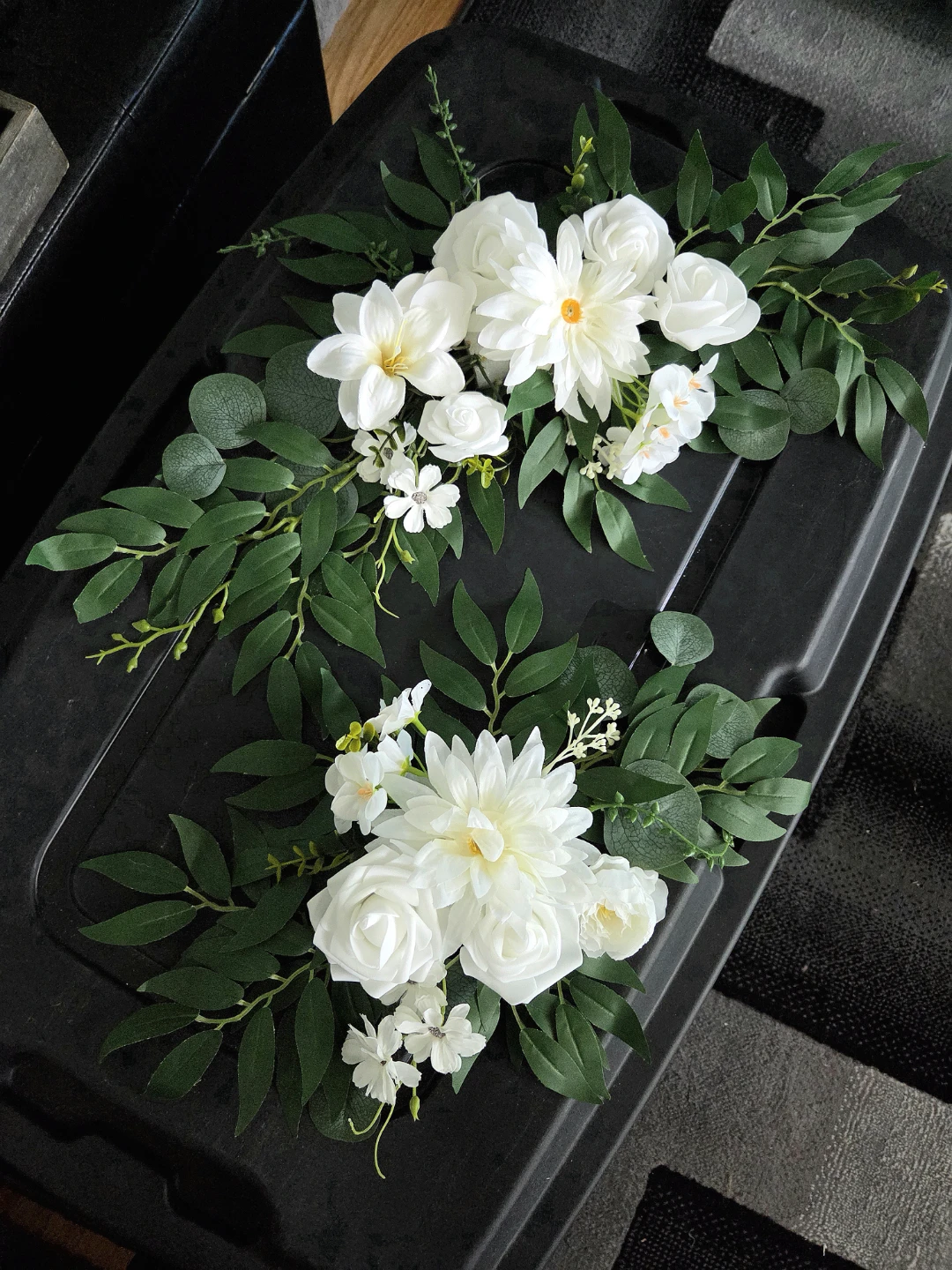 Artificial White Floral Arrangements