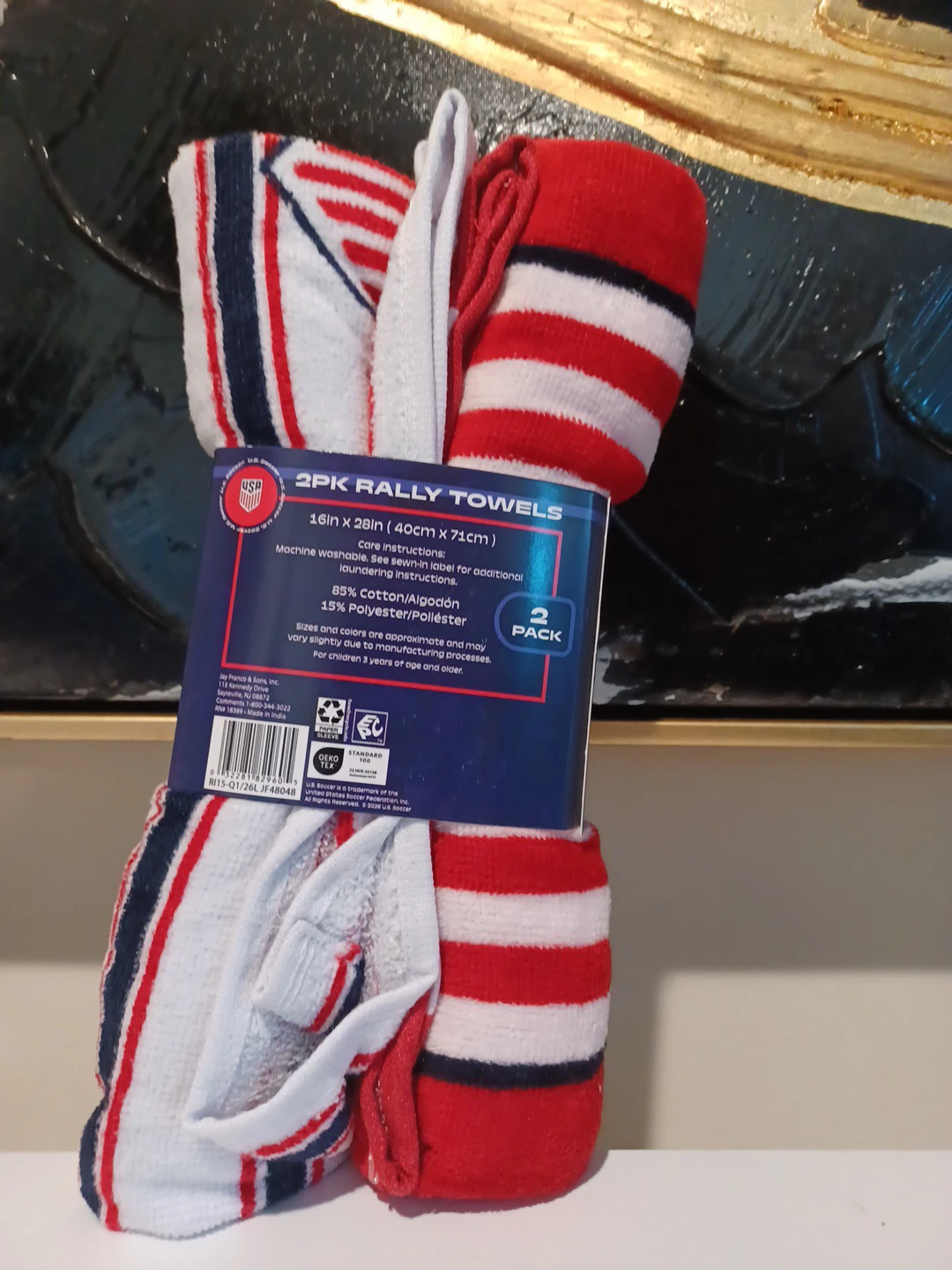 2PK USA Rally Towels 16in x 28in - photo 2