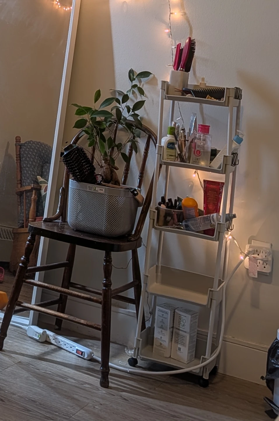 Plastic Multi-Tiered Storage Shelf