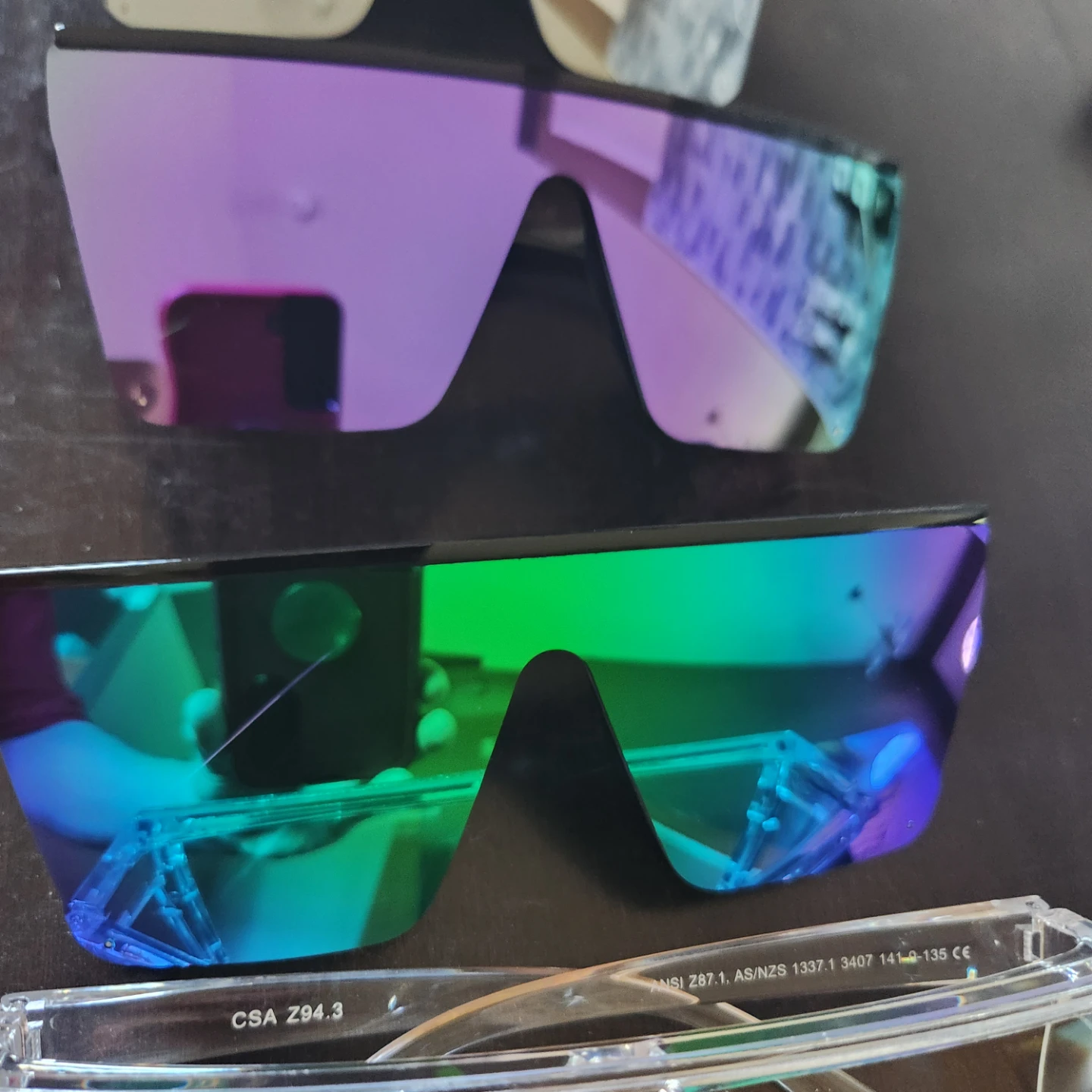 NEW STYLE safety glasses mirror edition!!