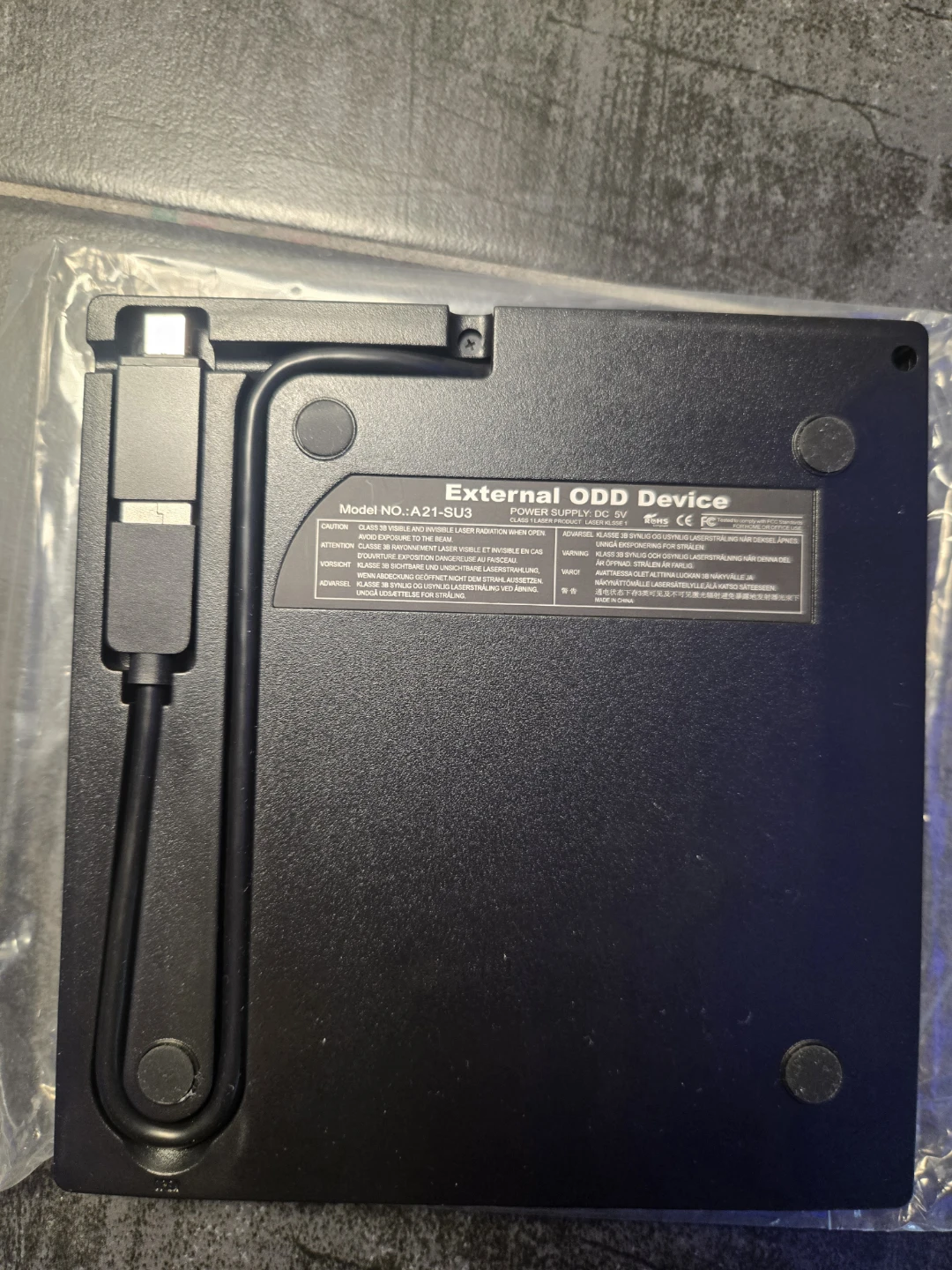 External CD/DVD Reader & Writer (USB 3.0 & Type-C) - photo 3