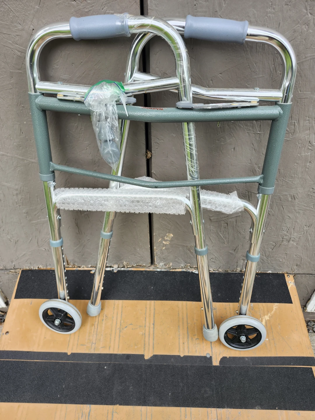 Folding Walker with Wheels (almost new) - photo 2