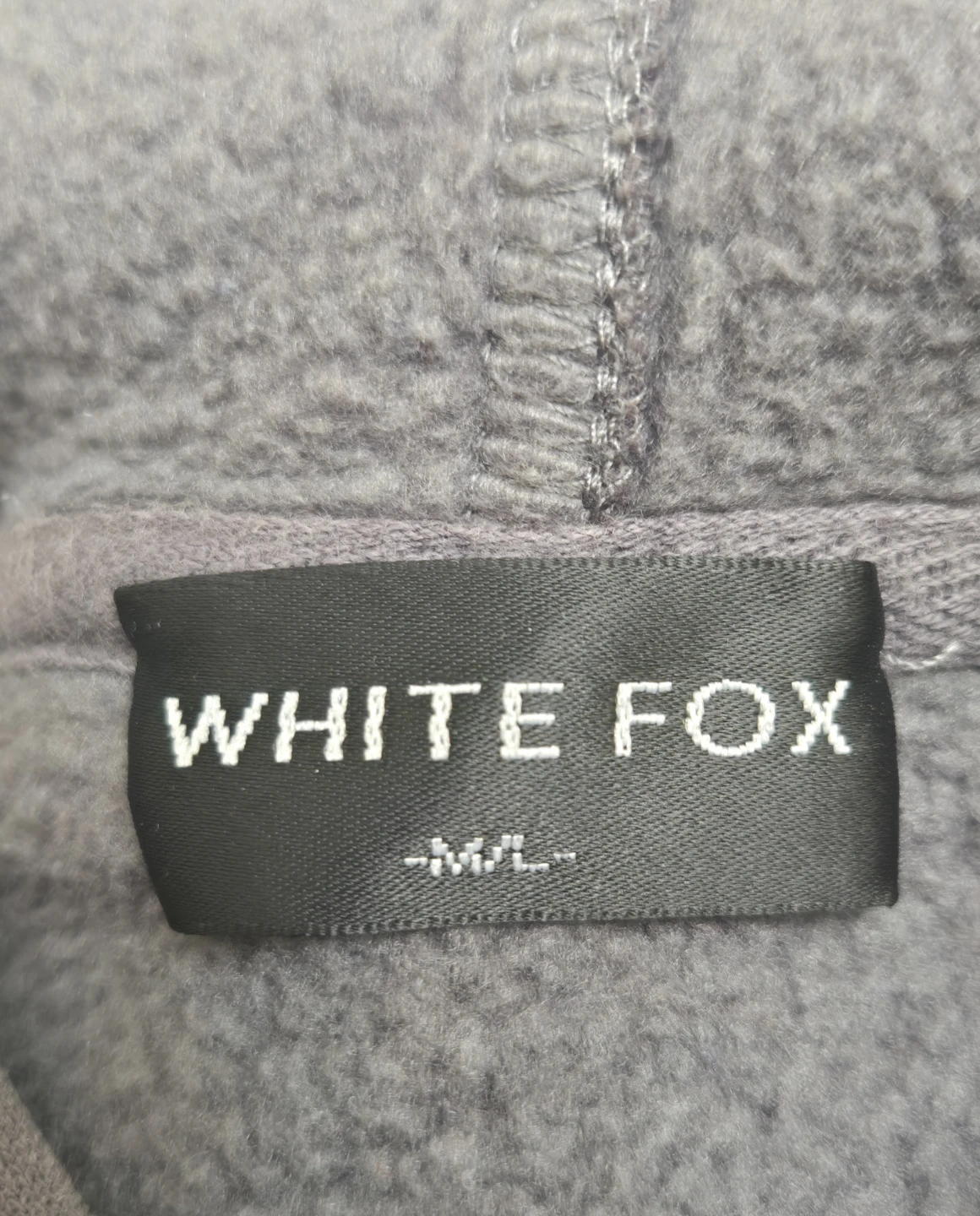 Women's White Fox Volume 3 Hoodie.  Grey, M/L. EUC. - photo 3