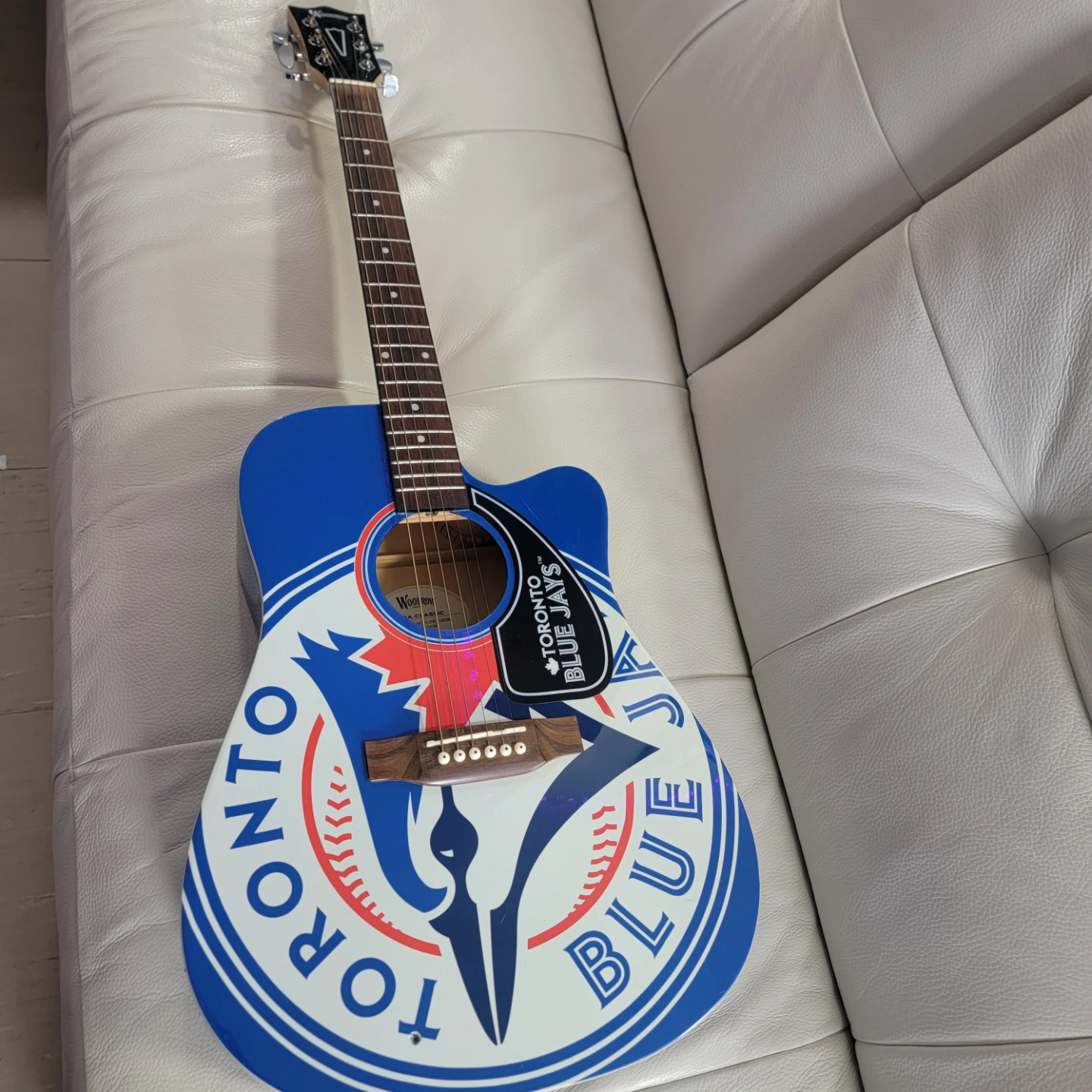 Woodrow Toronto Blue Jays Acoustic Guitar - photo 4