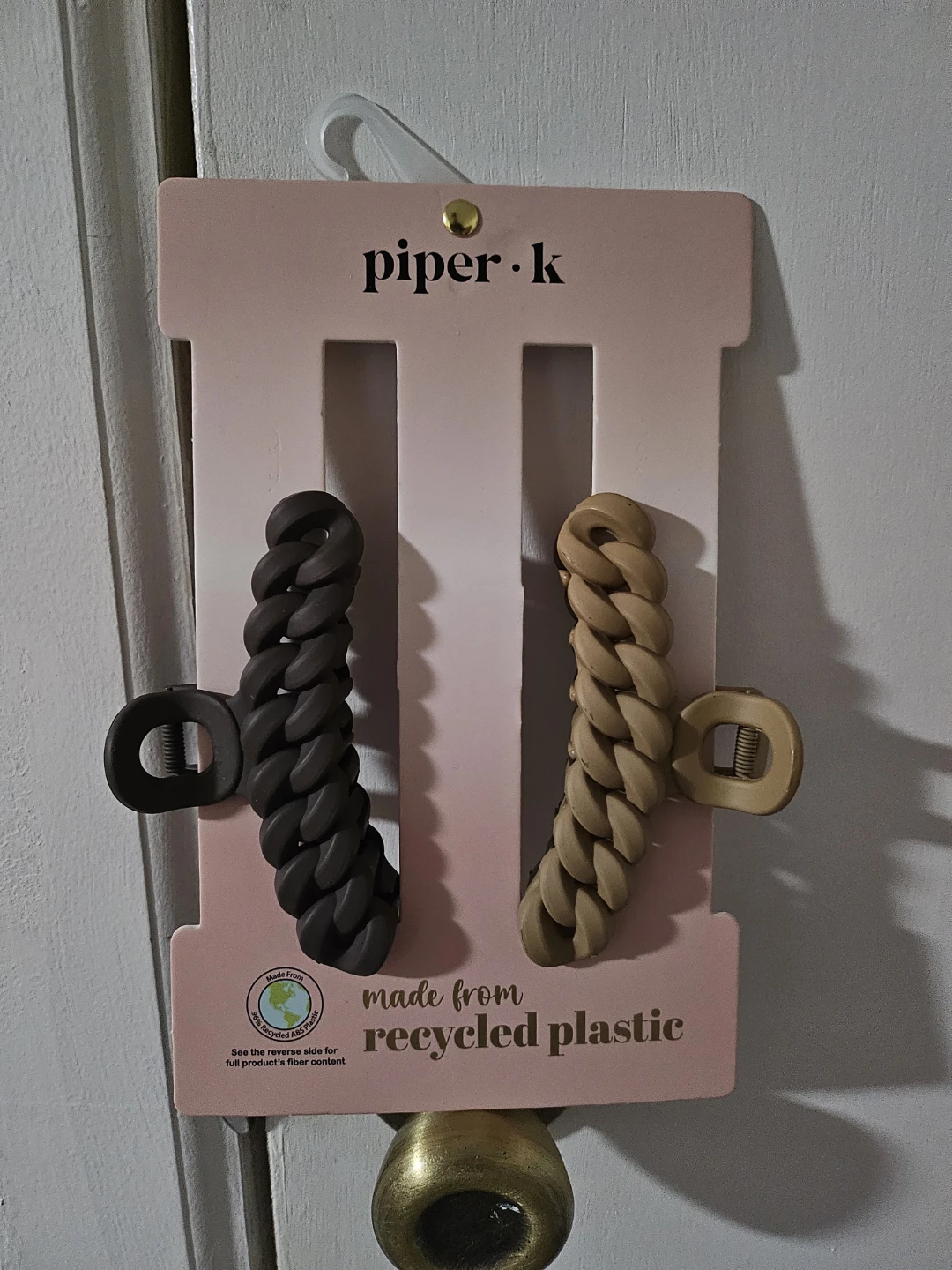 Piper K Eco-friendly Chain Link Hair Claw Clips (2-Pack) - photo 4