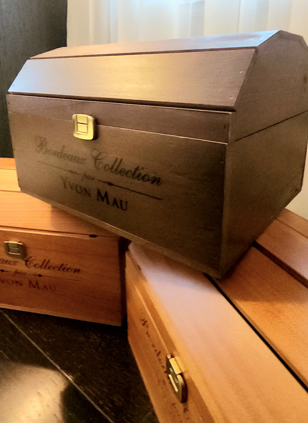 Bordeaux Collection wooden wine boxes - photo 2