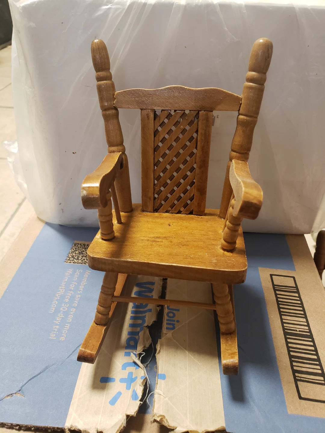 Small Decorative Wooden Rocking Chair