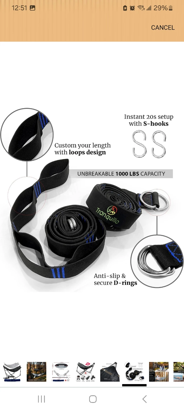 Tranquillo Portable Hammock with Stand - photo 2