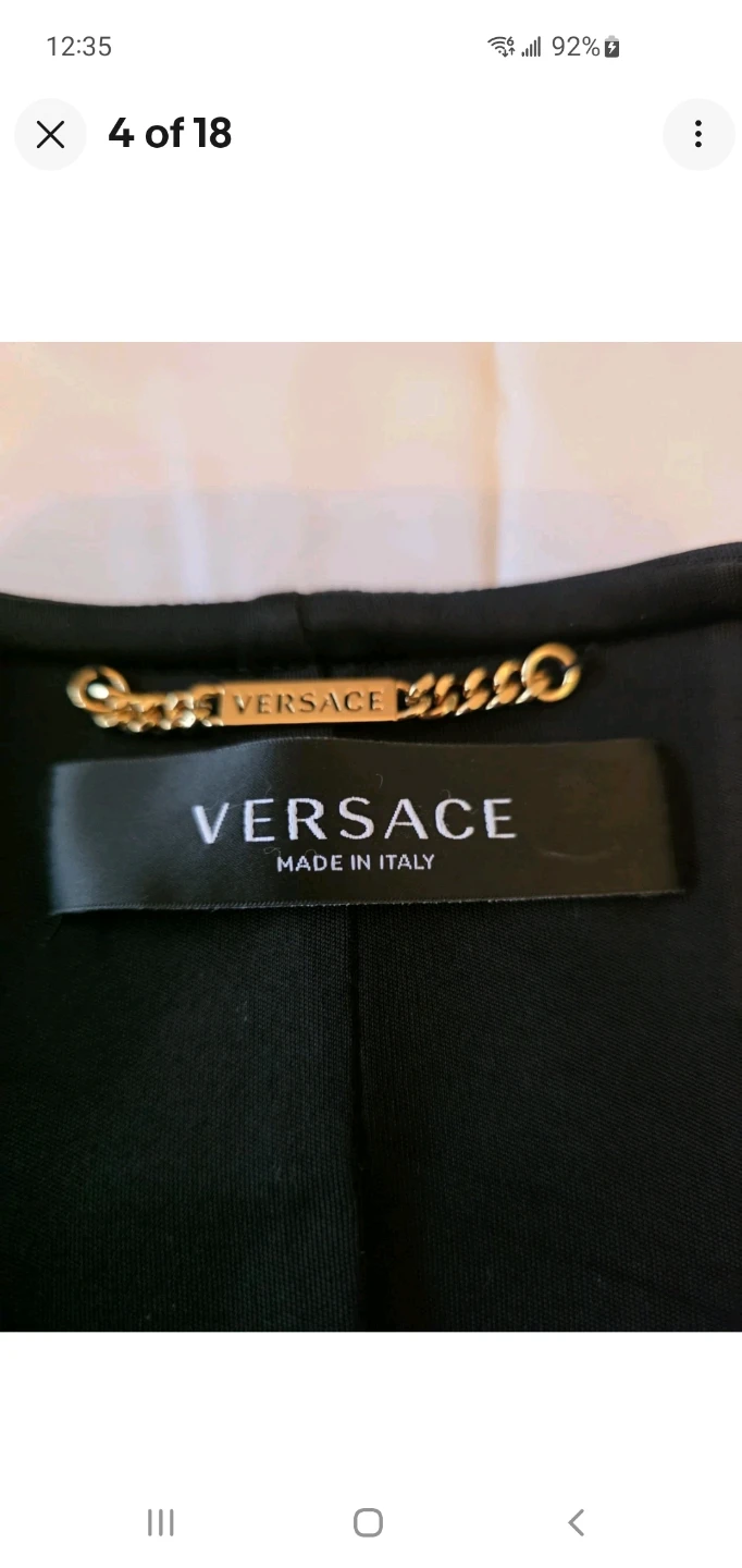 Authenic Versace Cropped Jacket Zip up (size 2 XS) - photo 3