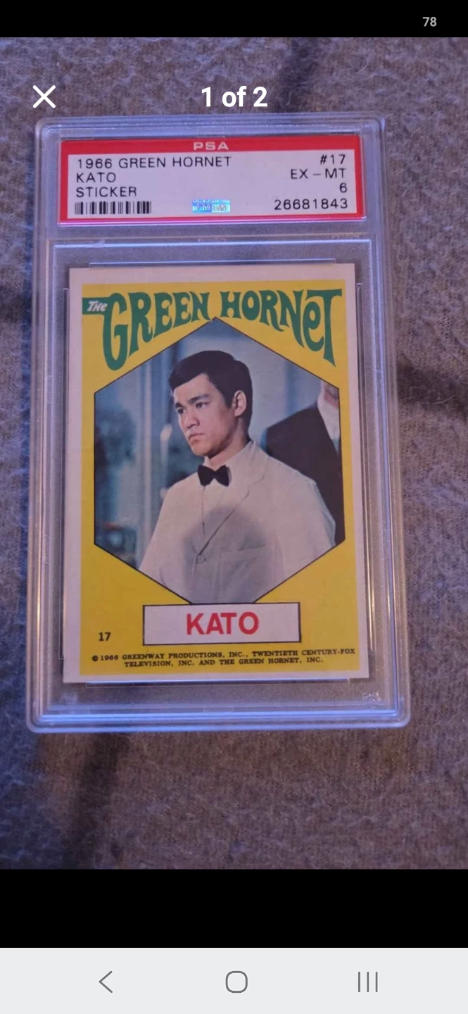 1966 The Green Hornet Bruce lee PSA6 Graded