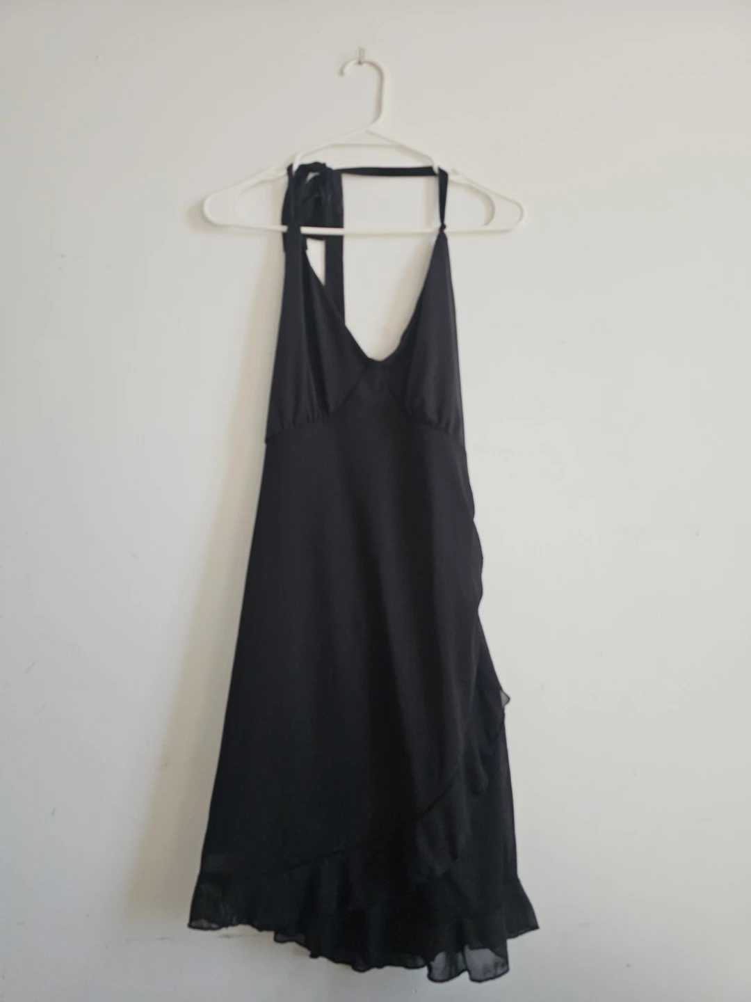Black Halter Dress Size XL