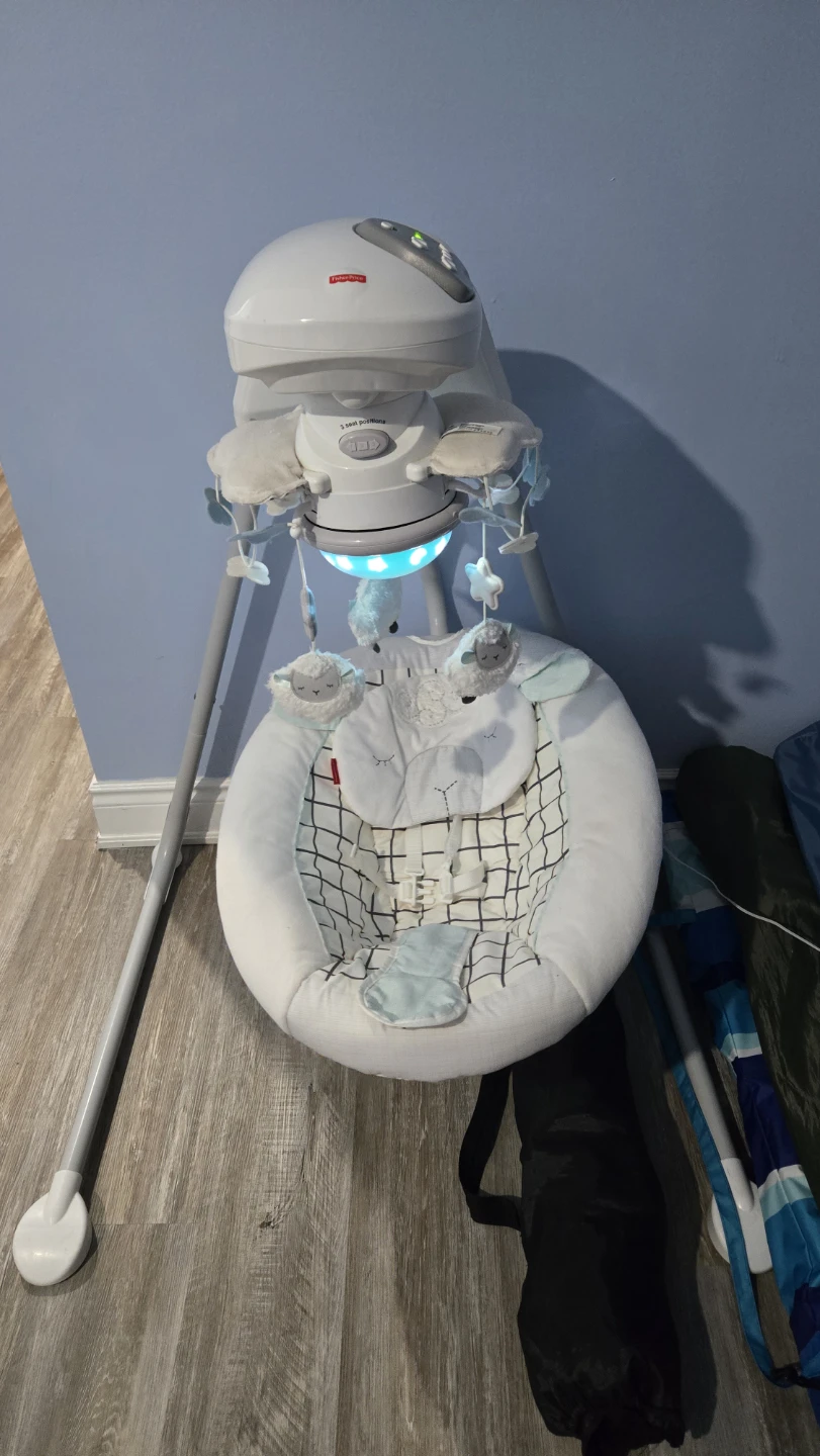 Fisher-Price Baby Swing with Lights and Music