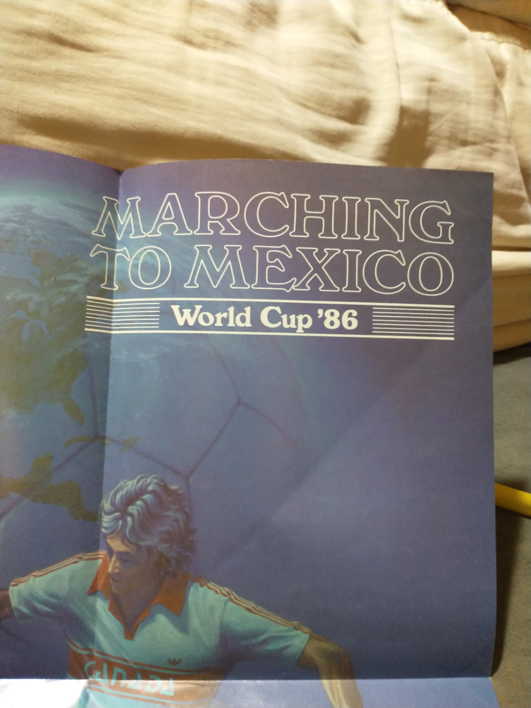 Canada Soccer Marching to Mexico World Cup '86 Poster - photo 2
