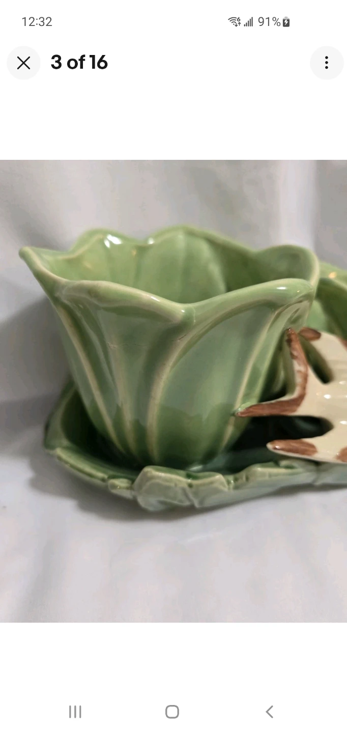Vintage MCM McCoy 1940's Double Swallow - photo 4