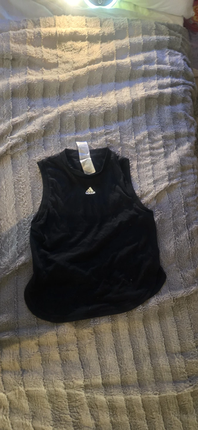 Adidas Black Sleeveless Top