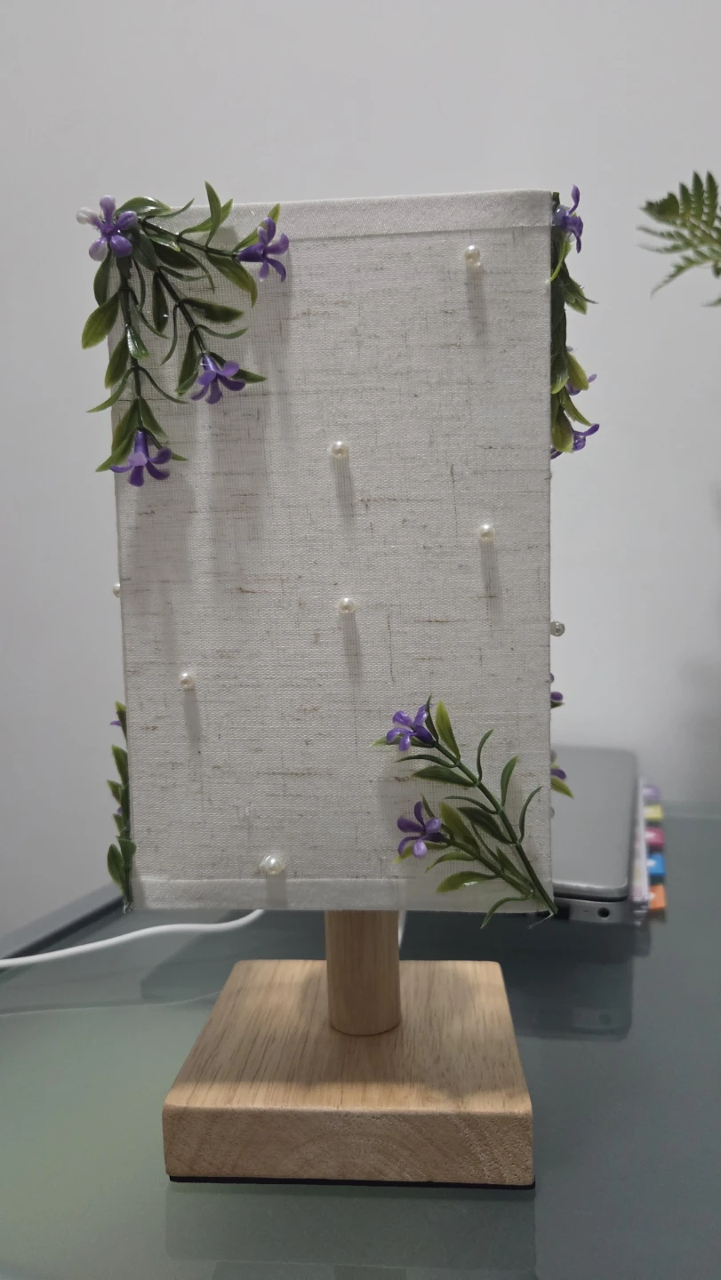 Decorative fabric table lamp - photo 3