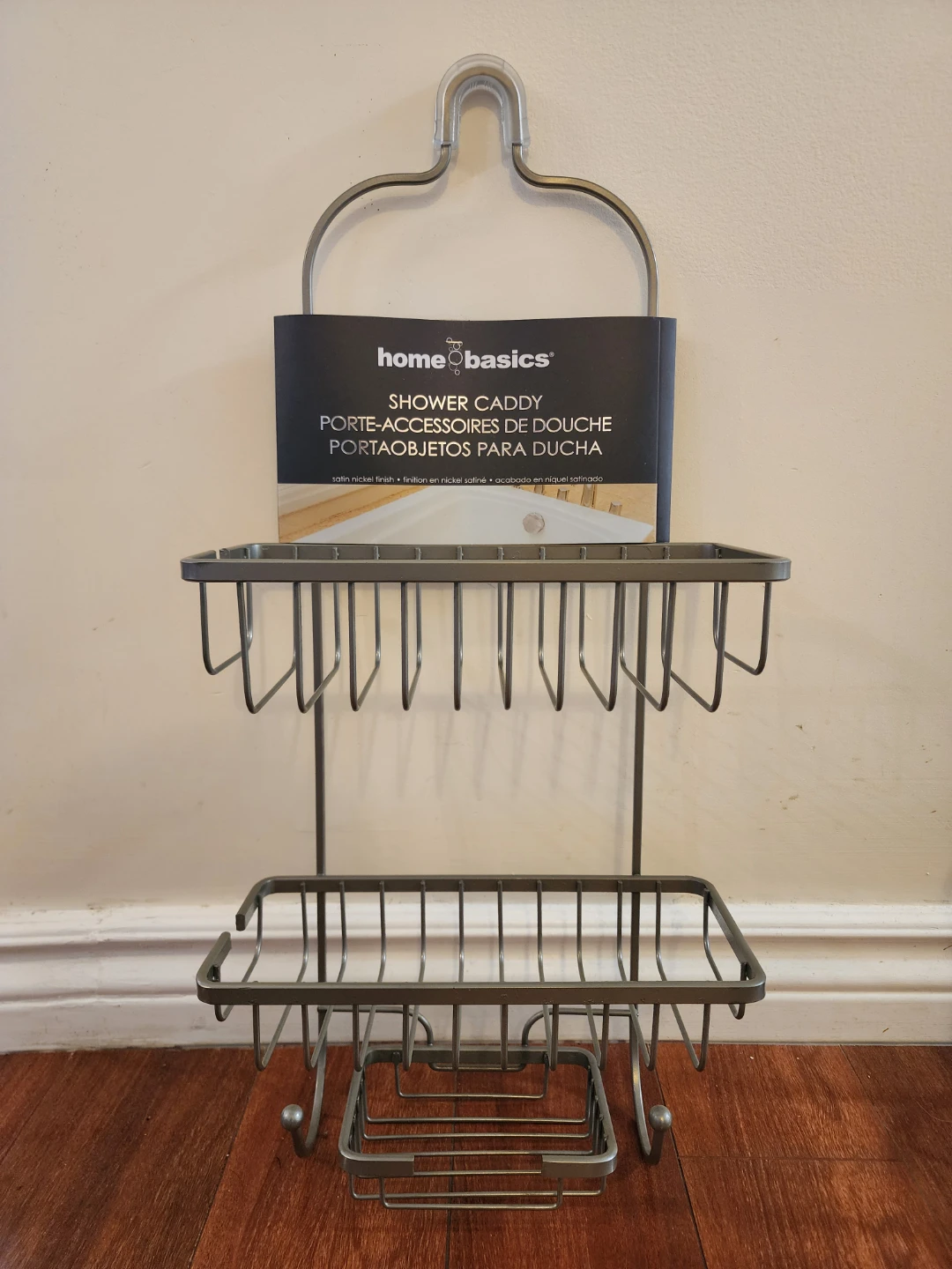 Home Basics Shower Caddy and Toilet Paper Stand