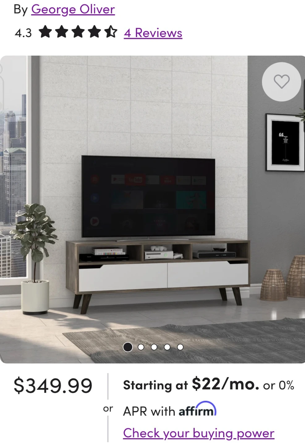 George Oliver TV Stand
