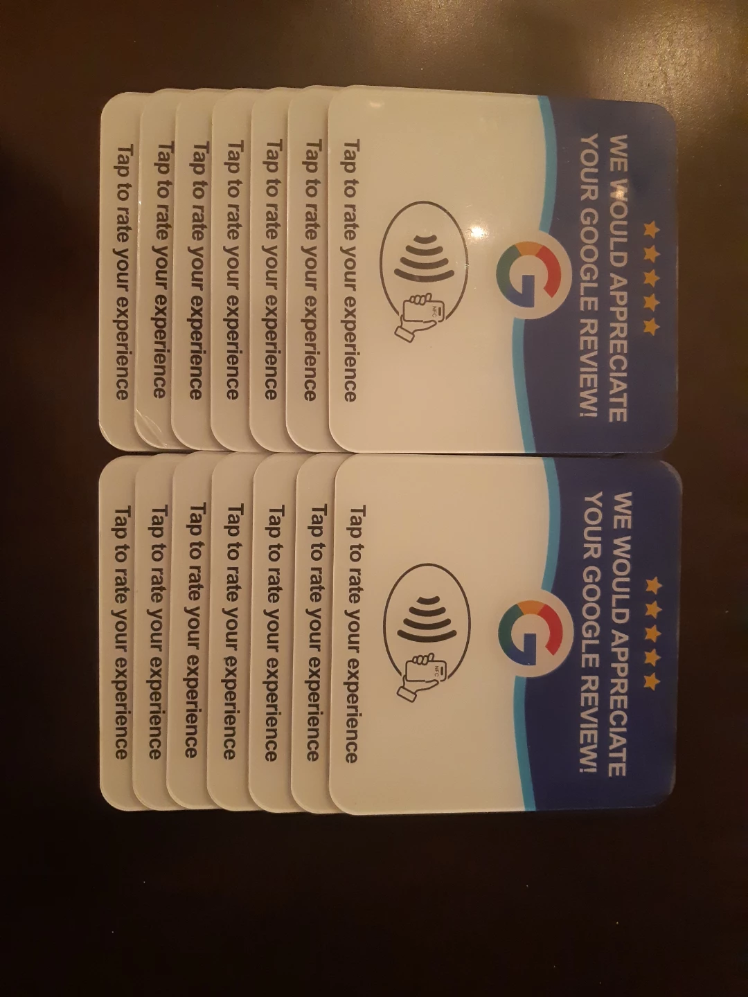 Google Review NFC Tap Cards