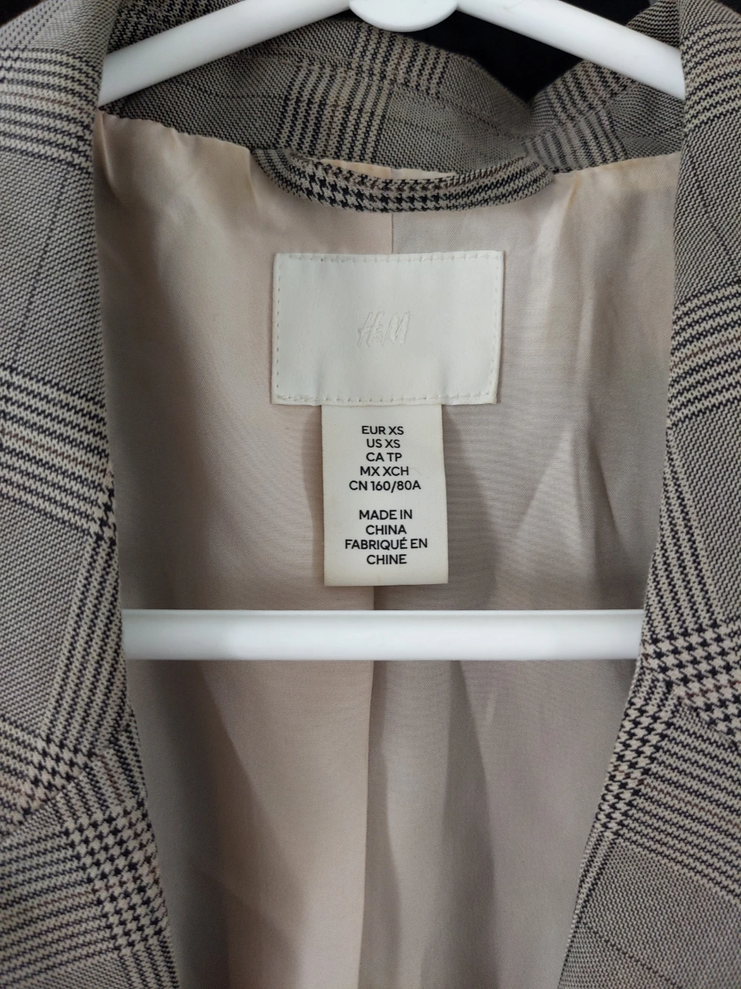 H&M Plaid Blazer - XS - photo 2