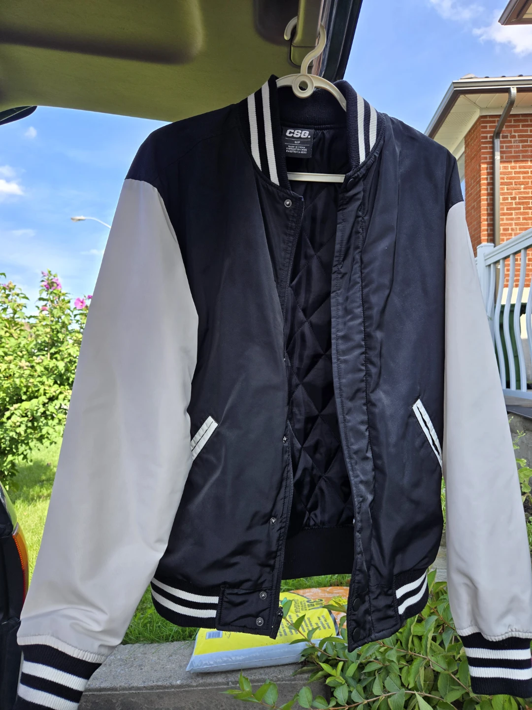 CSG Varsity bomber jacket Men's small