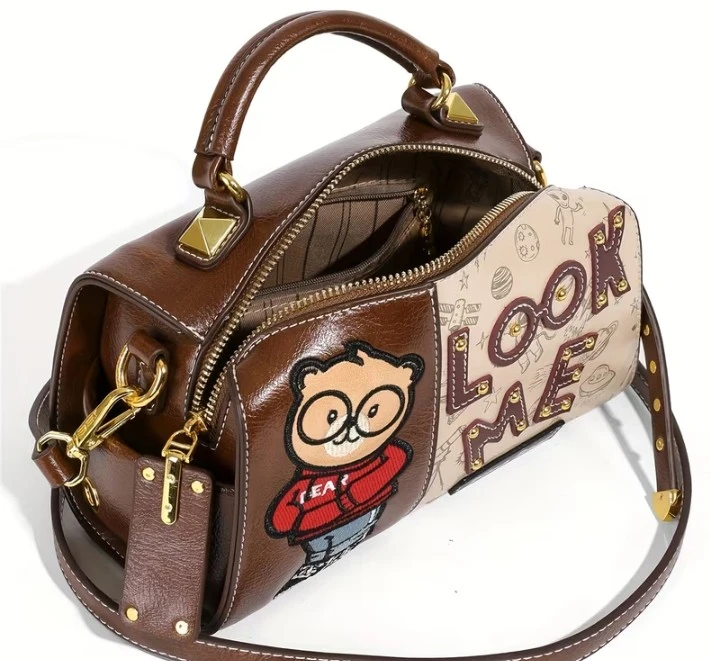 Cute Cartoon Bear Top Handle Bag-sling bag - photo 4