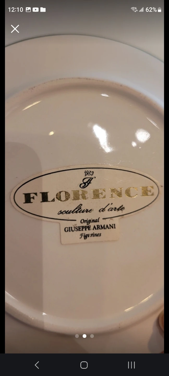 Florence Giuseppe Armani Cat Decorative Plate - photo 2