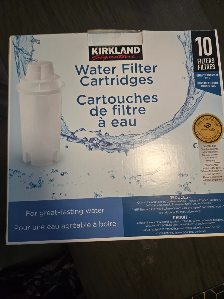 Kirkland Signature Water Filter Cartridges 10 Pack