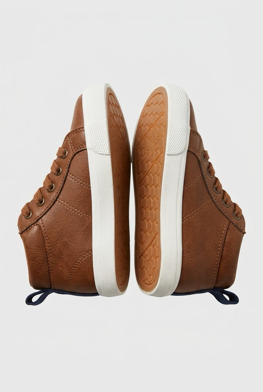 Cat & Jack Toddler Brown High-Top Sneakers - photo 4