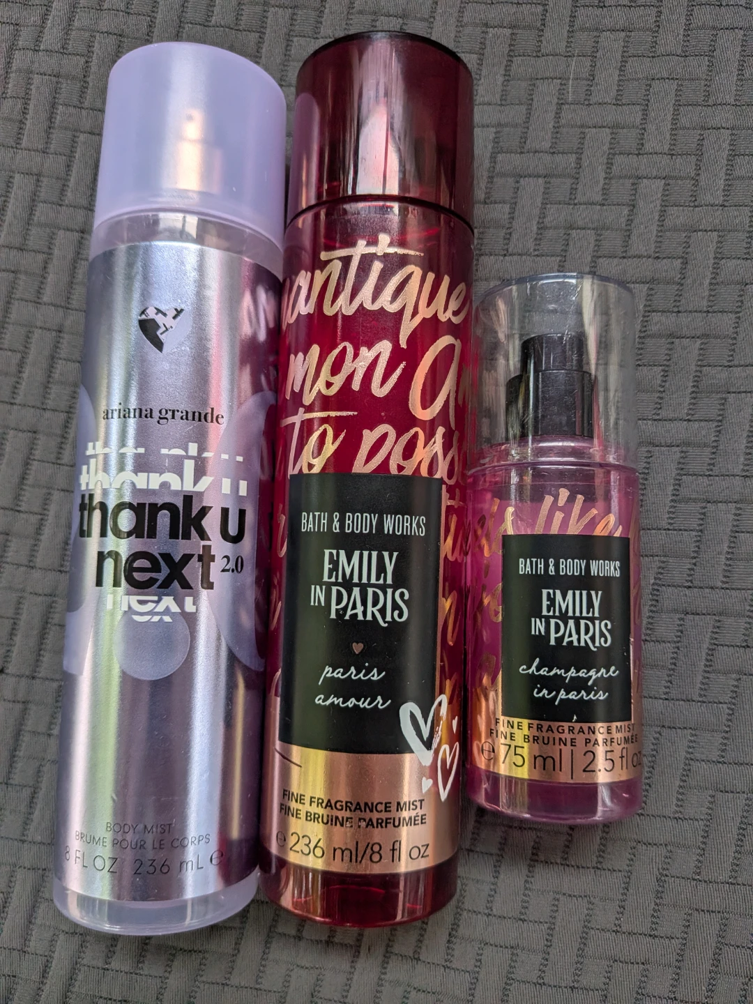 Bath & Body Works and Ariana Grande Body Mist Set