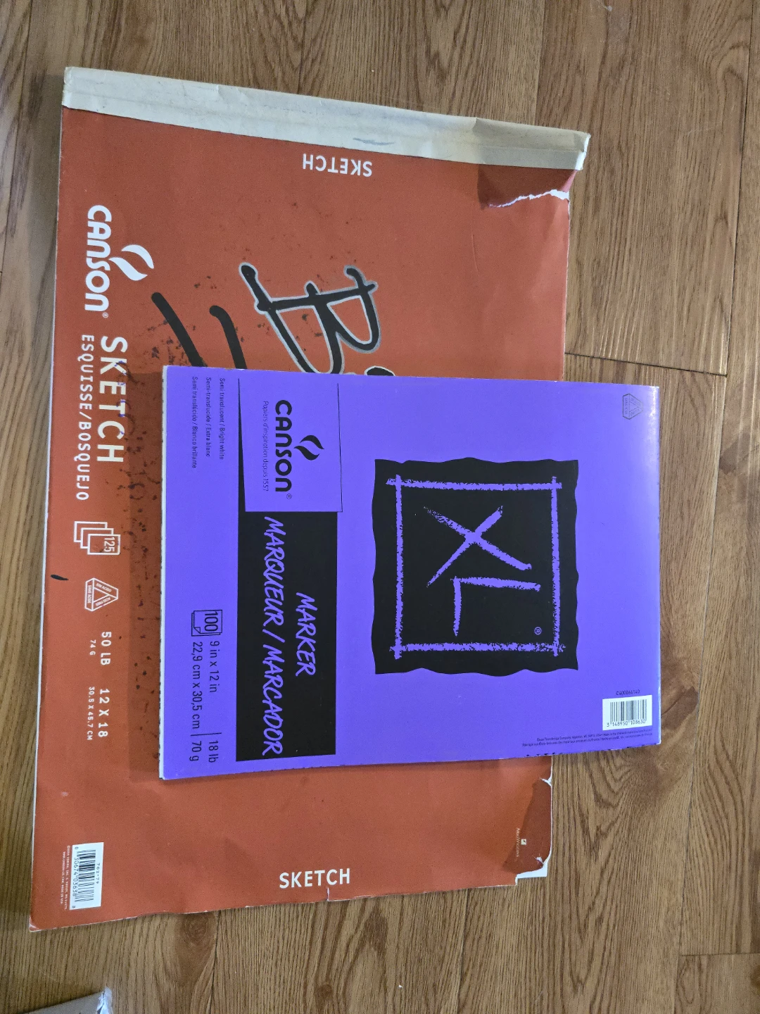 Canson Sketch and Marker Paper Pad Set