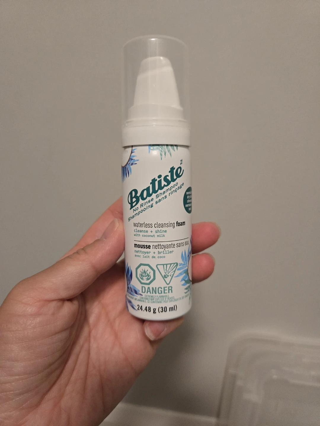 Batiste No Rinse Shampoo Waterless Cleansing Foam 🏈