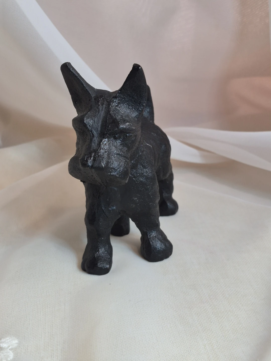 So Cute Solid Cast Iron 4 1/2" x 5" Scottish Terrier Scottie Dog - photo 2