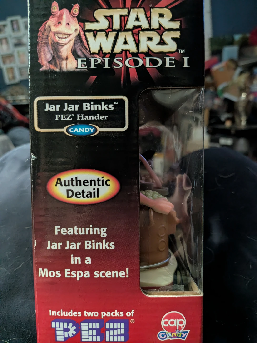 Star Wars Episode I Jar Jar Binks PEZ Hander - photo 3