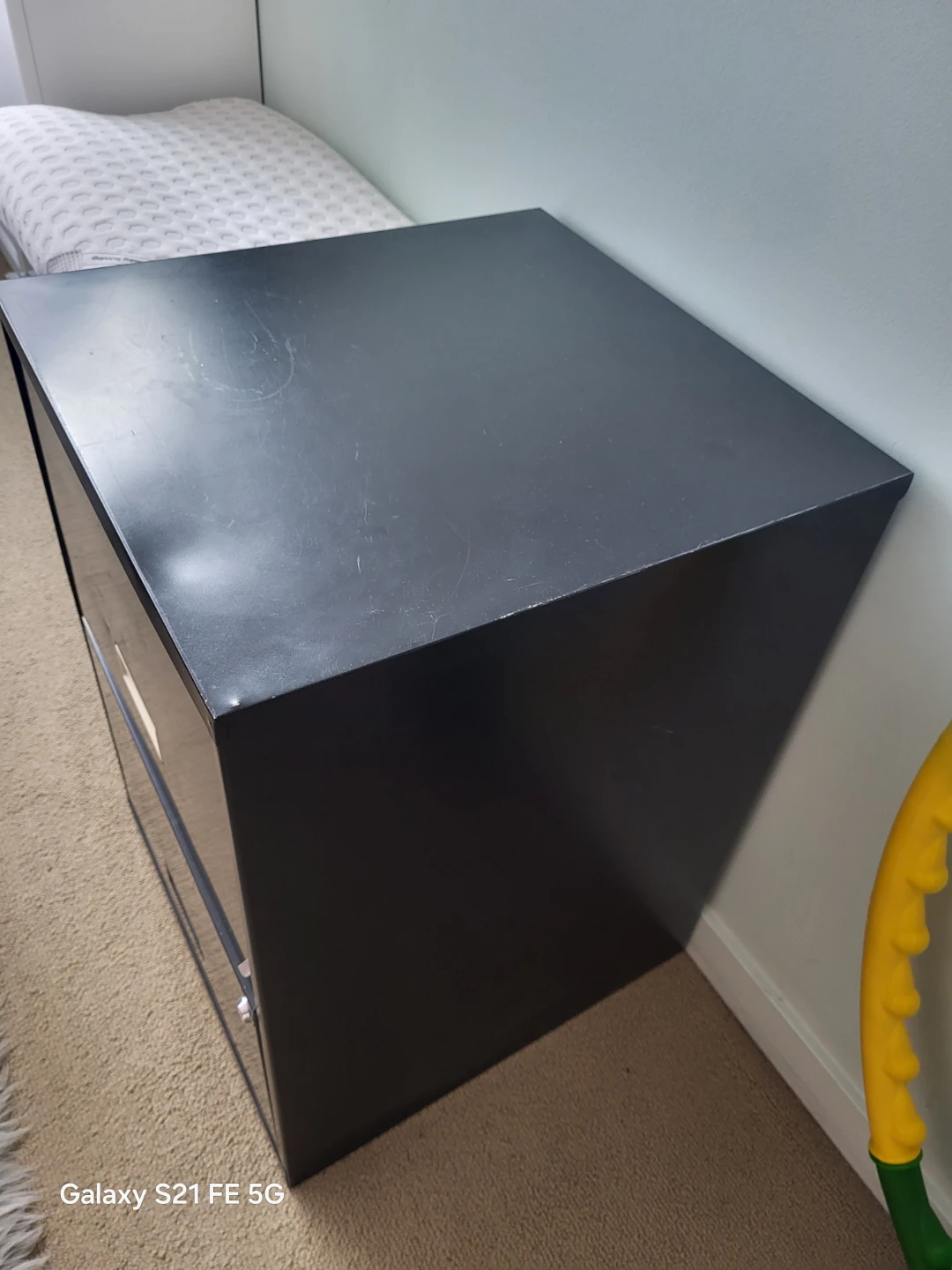 Black 2-Drawer Filing Cabinet - photo 3