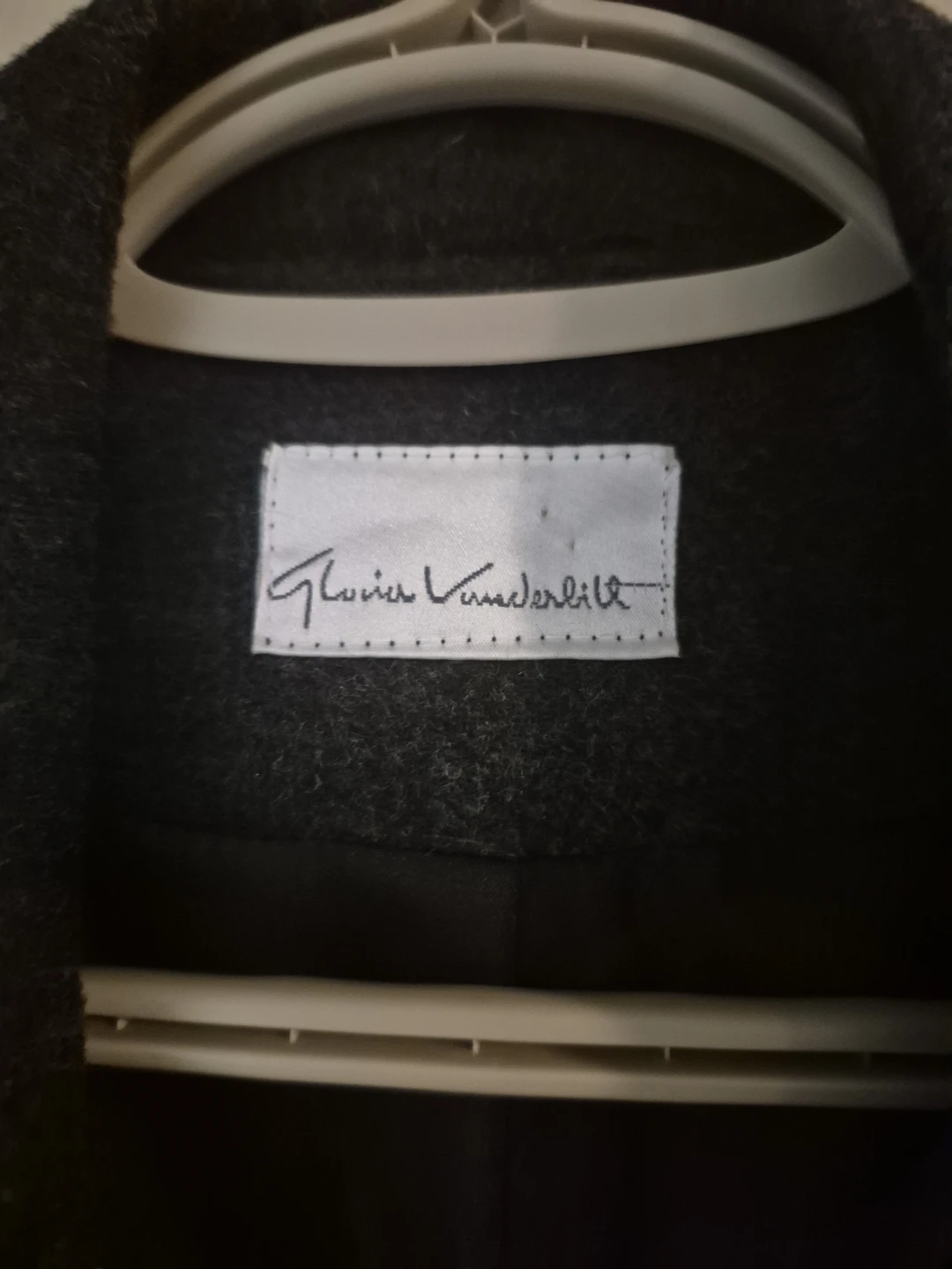 Gloria Vanderbilt dark grey wool blend jacket - photo 3